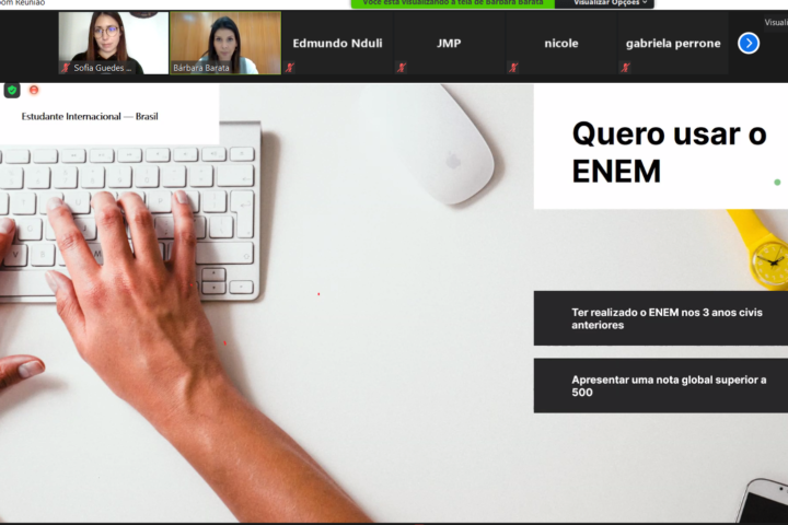 IPC realiza sessão online para estudantes internacionais do Brasil