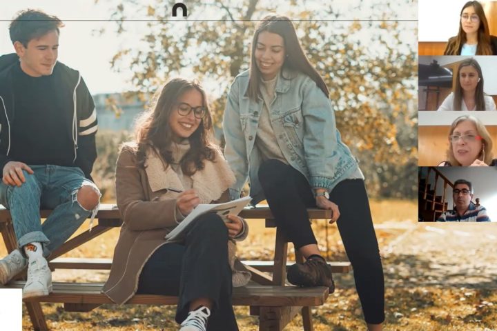 Dezenas de potenciais estudantes em sessão de esclarecimento online