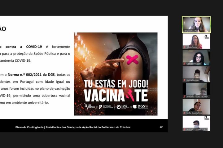 Sensibilização para a prevenção e controlo da COVID-19