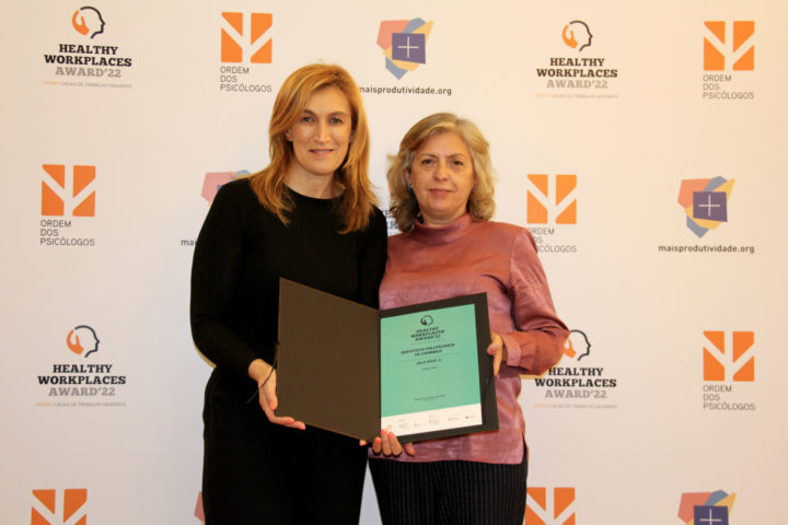 Politécnico de Coimbra reconhecido com Selo Healthy Workplaces 2022