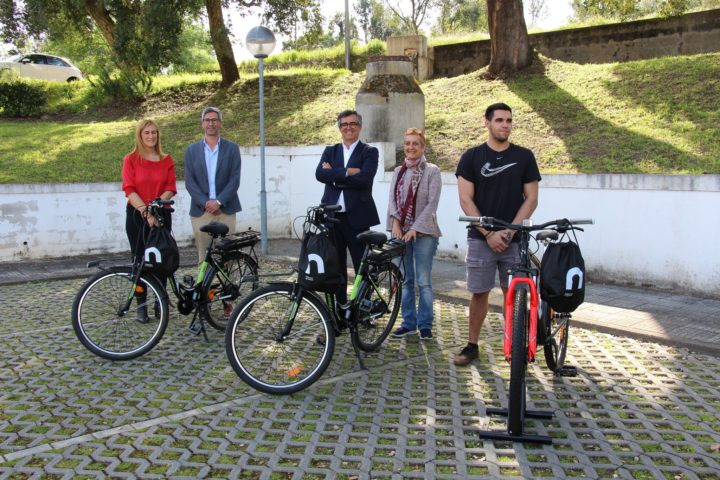 Entrega das bicicletas BAIP (Bicicleta Académica do Instituto Politécnico)