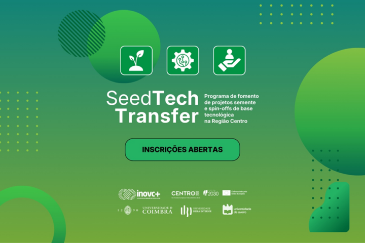 Candidaturas abertas: Transforme a sua ideia em negócio com o Seed Tech Transfer do INOVC+