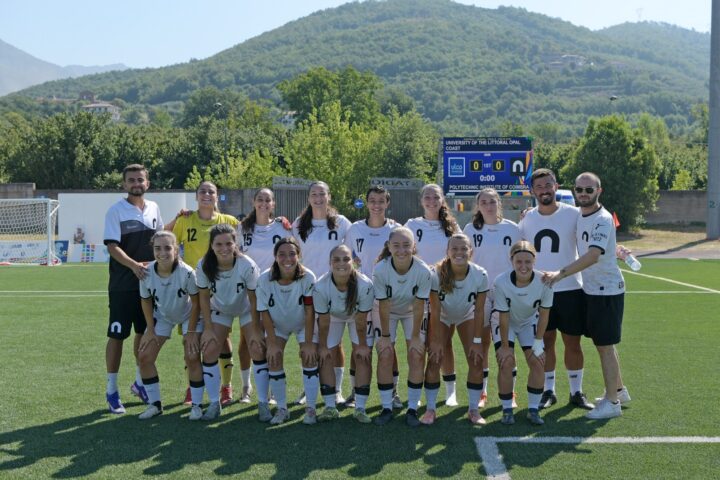 Equipas de Futebol fazem história com 5º lugar nos Jogos Europeus Universitários Salerno 2026